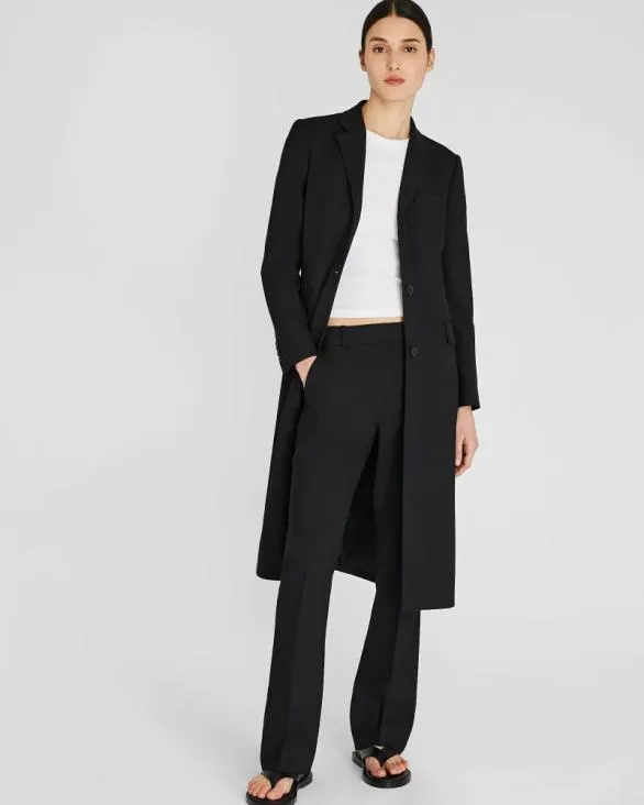 Club Monaco Jackets and Coats Lightweight Borrem Crombie Coat Black 8211 Women