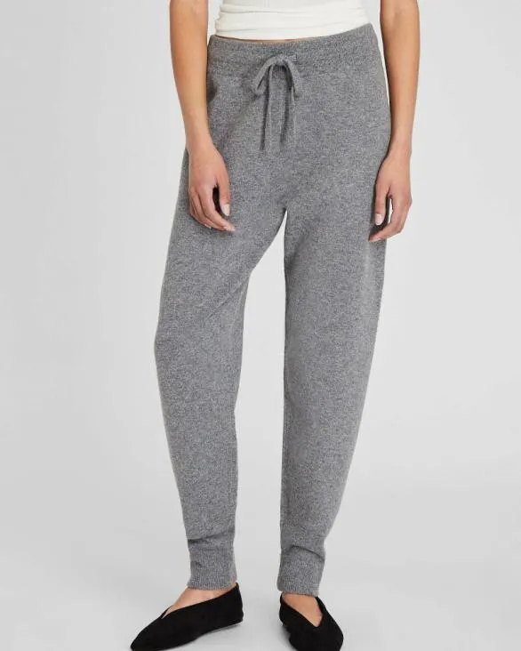 Club Monaco Loungewear Cashmere Blend Double Face Jogger Medium Heather Grey 8211 Women
