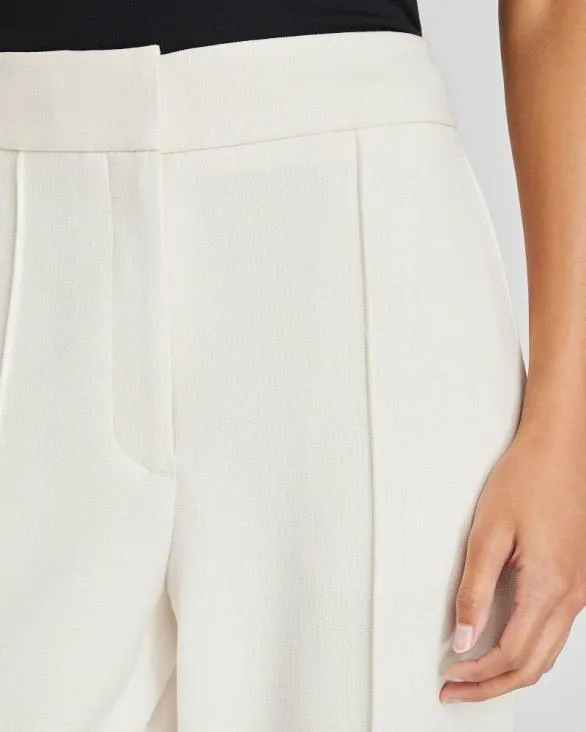 Club Monaco Pants FullLength Pintuck Trouser Off White 8211 Women