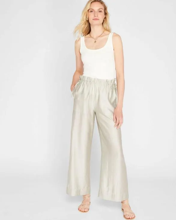 Club Monaco Pants Lightweight Side Tie Pant Sage 8211 Women