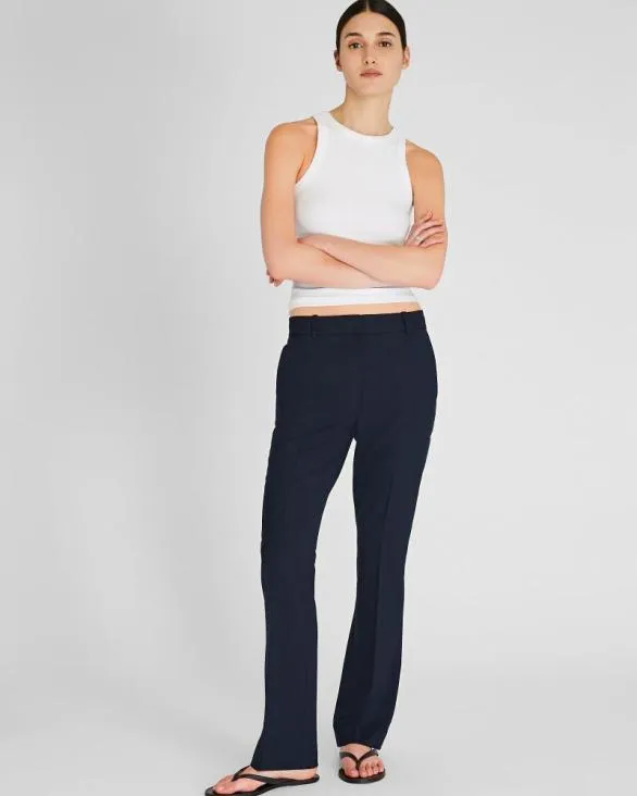 Club Monaco Pants Slim Bootcut Borrem Pant Navy 8211 Women