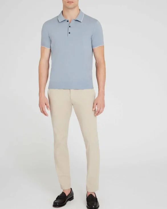 Club Monaco Polos ShortSleeve Tech Polo Light Blue 8211 Men