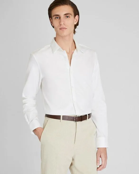 Club Monaco Shirts Albini Egyptian Cotton Dress Shirt White 8211 Men