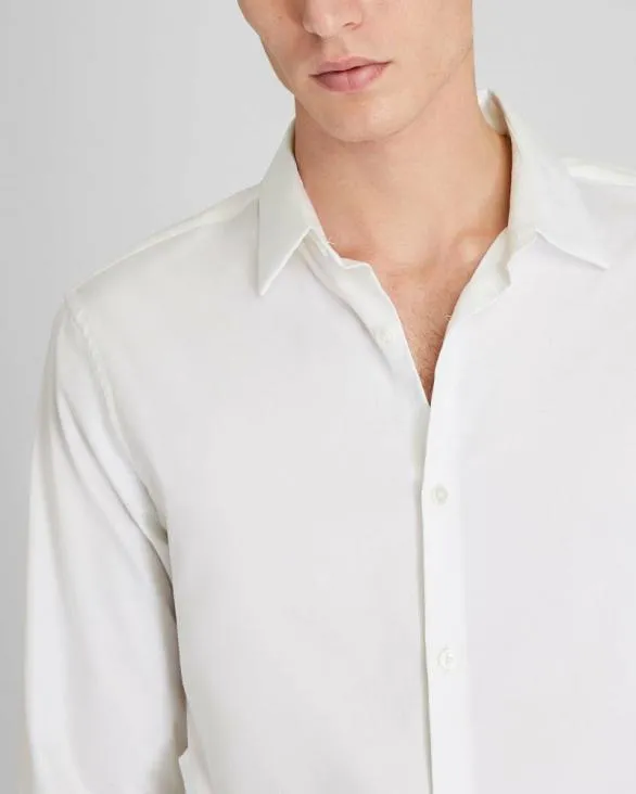 Club Monaco Shirts Albini Egyptian Cotton Dress Shirt White 8211 Men