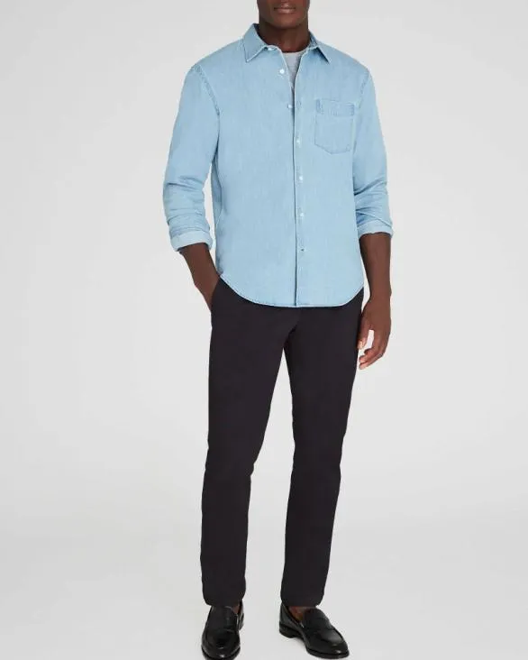 Club Monaco Shirts LongSleeve Denim Shirt Blue 8211 Men