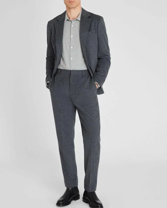 Club Monaco Shirts Refined Pinstripe Twill Shirt Heather Grey 8211 Men