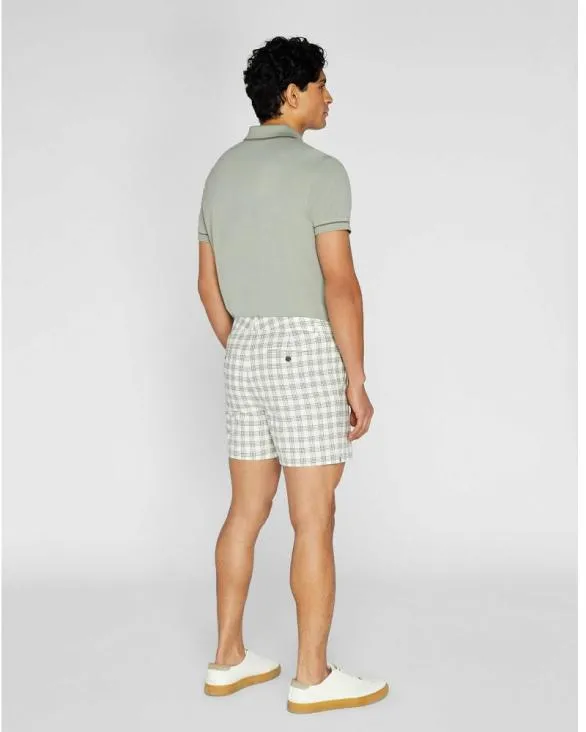 Club Monaco Shorts Jax Check 5034 Shorts Olive Mix 8211 Men