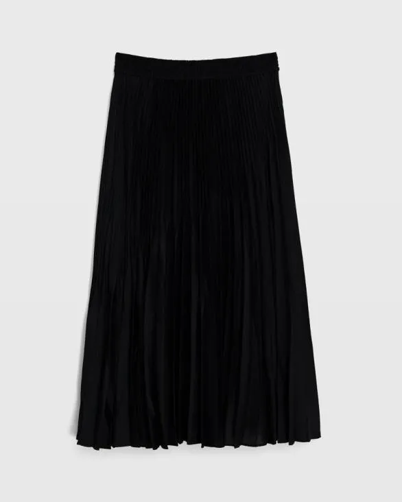 Club Monaco Skirts Angle Pleated Skirt Black Base 8211 Women