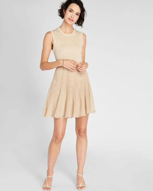 Club Monaco Skirts Pleated Short Skirt Multi 8211 Women