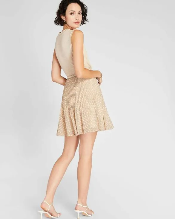 Club Monaco Skirts Pleated Short Skirt Multi 8211 Women