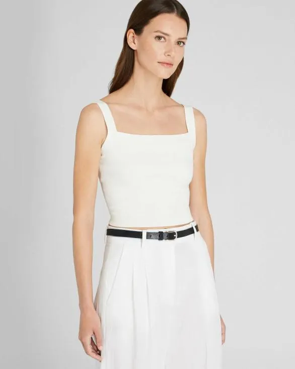 Club Monaco Sweaters Cropped Sweater Tank White 8211 Women