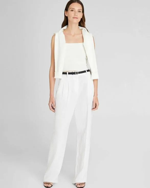 Club Monaco Sweaters Cropped Sweater Tank White 8211 Women