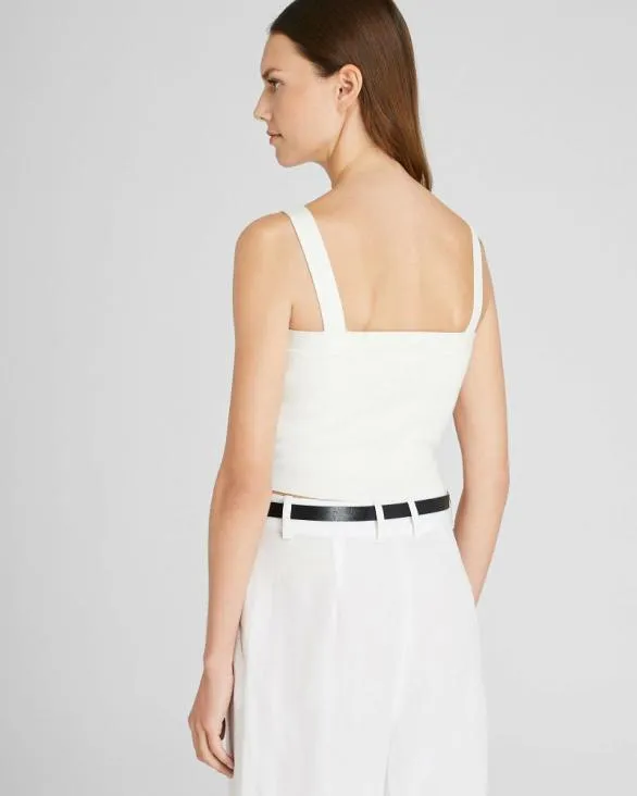 Club Monaco Sweaters Cropped Sweater Tank White 8211 Women