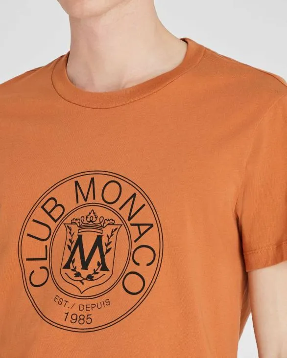 Club Monaco Tees Crest Tee Brown 8211 Men Club Monaco Tees Crest Tee Brown 8211 Men