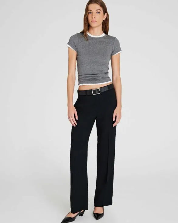 Club Monaco Tees Pima Bowee Tee Medium Heather Grey 8211 Women