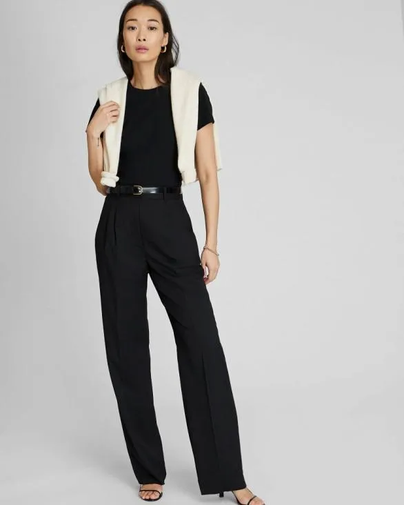 Club Monaco Tees The Crewneck Tee Black 8211 Women