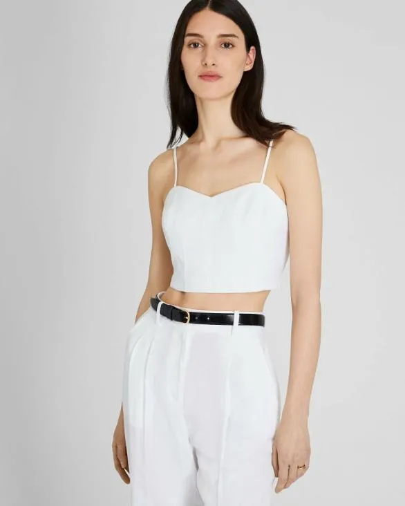 Club Monaco Tops Smocked Bandeau Top White 8211 Women