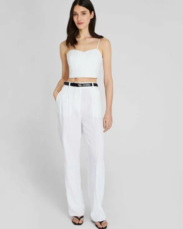 Club Monaco Tops Smocked Bandeau Top White 8211 Women