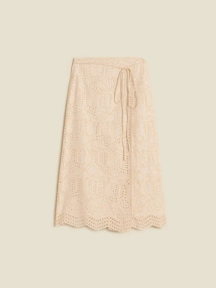 Coords Sets Women Holzweiler Gabriela Lace Skirt Ecru