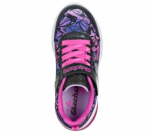 Coastline 8211 Flutter Fly Black Multi Kids SKECHERS Kids UK Sizes 9525
