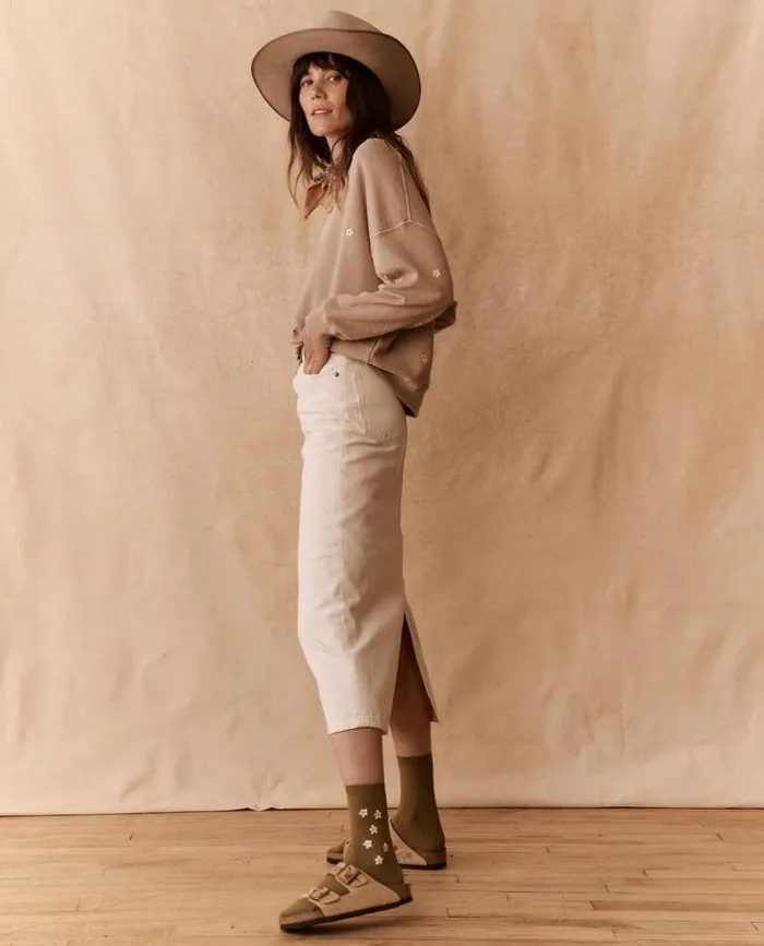 Collection The Great The Column Skirt Natural