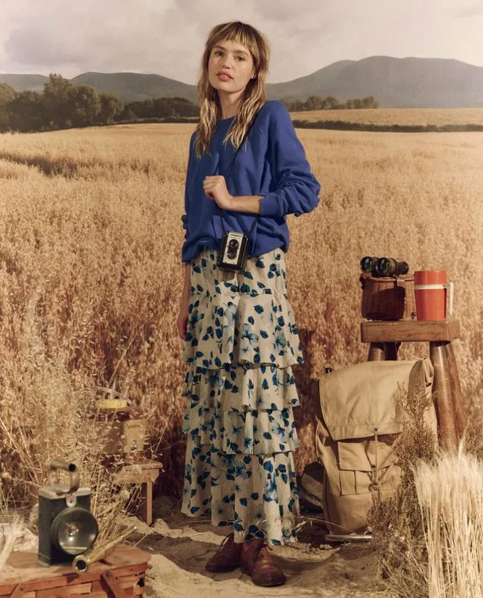 Collection The Great The Gazebo Skirt Deep Meadow Floral
