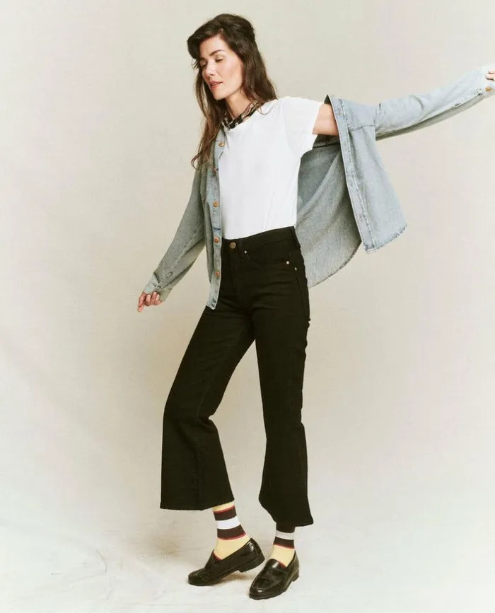Collection The Great The Kick Bell Jean Carbon