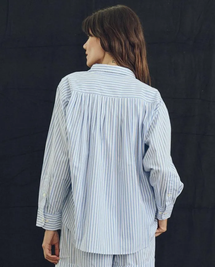 Collection The Great The Society Top Light Sky Studio Stripe