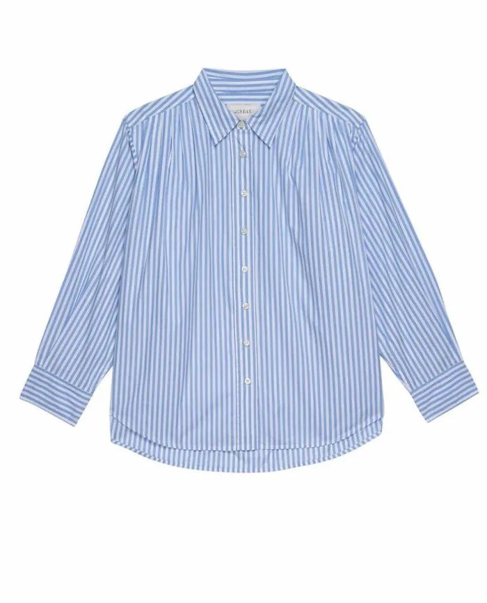 Collection The Great The Society Top Light Sky Studio Stripe