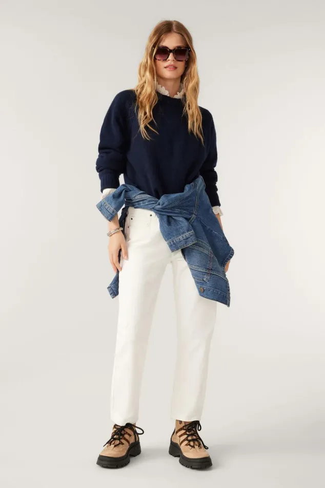 CorvyLongSleeve Sweater Clothing Baandsh Sweaters and Cardigans