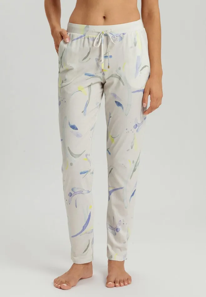 Cotton Blend Drawstring Pants Dive Of Color Women HANRO Pajama Bottoms