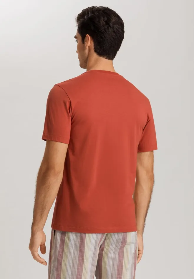 Cotton Crew Neck TShirt Chutney Men HANRO Pajama Tops