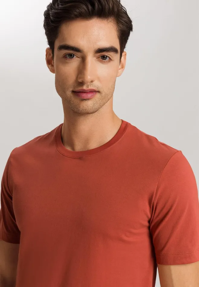 Cotton Crew Neck TShirt Chutney Men HANRO Pajama Tops