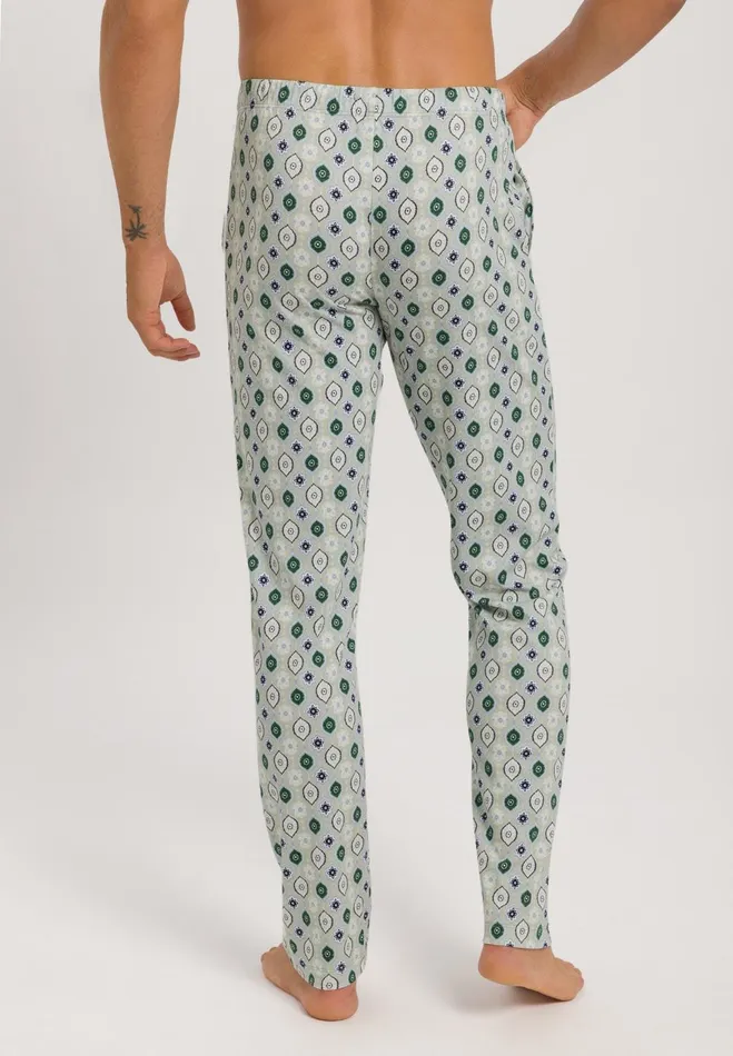 Cotton Drawstring Pajama Pants Floral Minimal Men HANRO Pajama Bottoms
