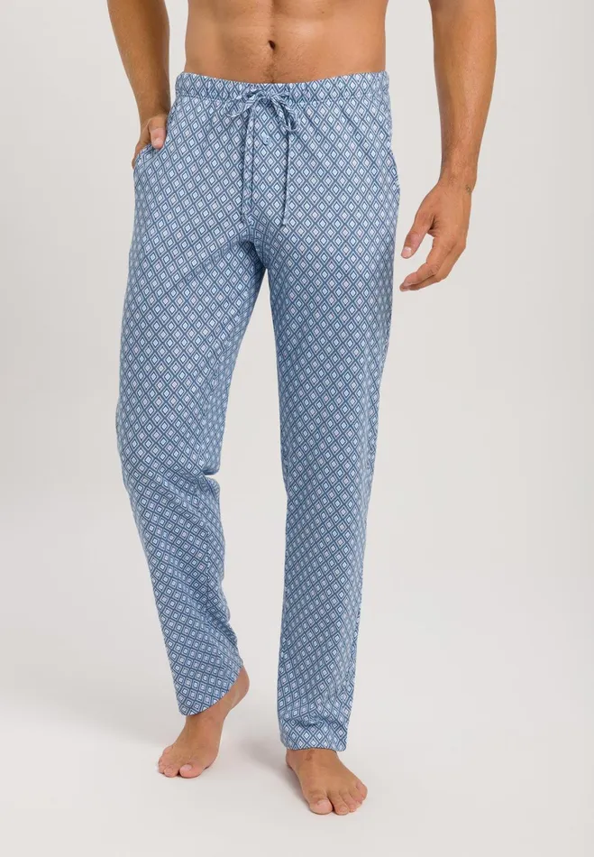 Cotton Drawstring Pajama Pants Modern Tie Men HANRO Pajama Bottoms