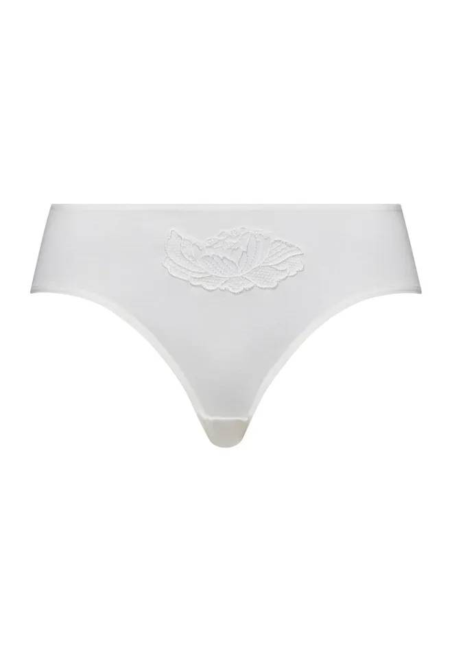 Cotton HiCut Brief Off White Women HANRO High Cut Briefs