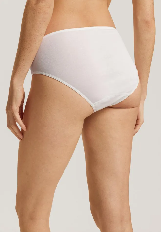 Cotton HiCut Brief Off White Women HANRO High Cut Briefs