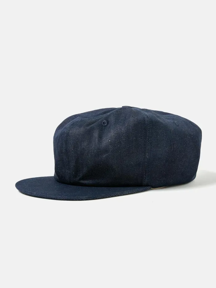 Cricket Cap In Indigo 13oz Selvedge Denim Men Universal Works Hats