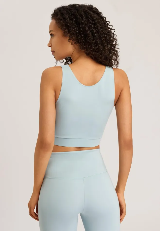 Crop Top Sterling Blue Women HANRO Crop Tops