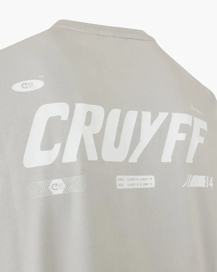 Cruyff Agility Tee Grey Men TShirts and Polo039s Cruyff Agility Tee Grey Men TShirts and Polo039s