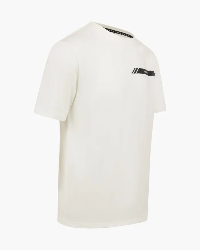 Cruyff Alp SS Top White Men TShirts and Polo039s Cruyff Alp SS Top White Men TShirts and Polo039s