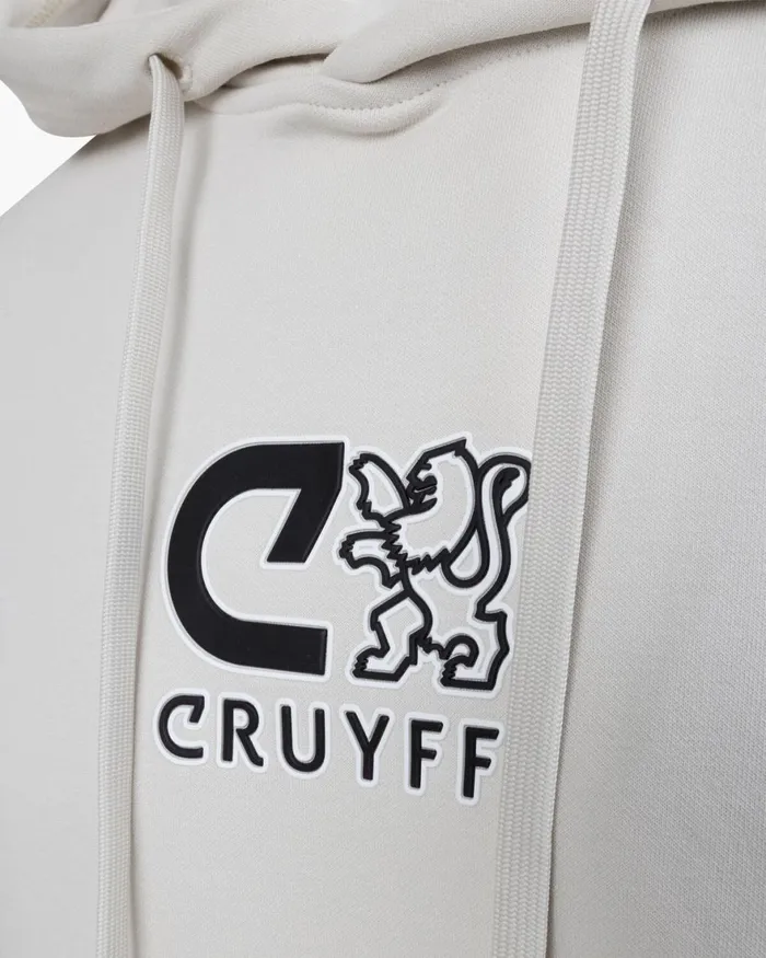 Cruyff Clion Outlined Graphic Hoodie Whitesilver Men Sweats and Hoodies Cruyff Clion Outlined Graphic Hoodie Whitesilver Men Sweats and Hoodies