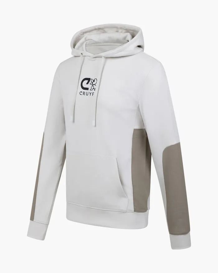 Cruyff Clion Outlined Graphic Hoodie Whitesilver Men Sweats and Hoodies Cruyff Clion Outlined Graphic Hoodie Whitesilver Men Sweats and Hoodies