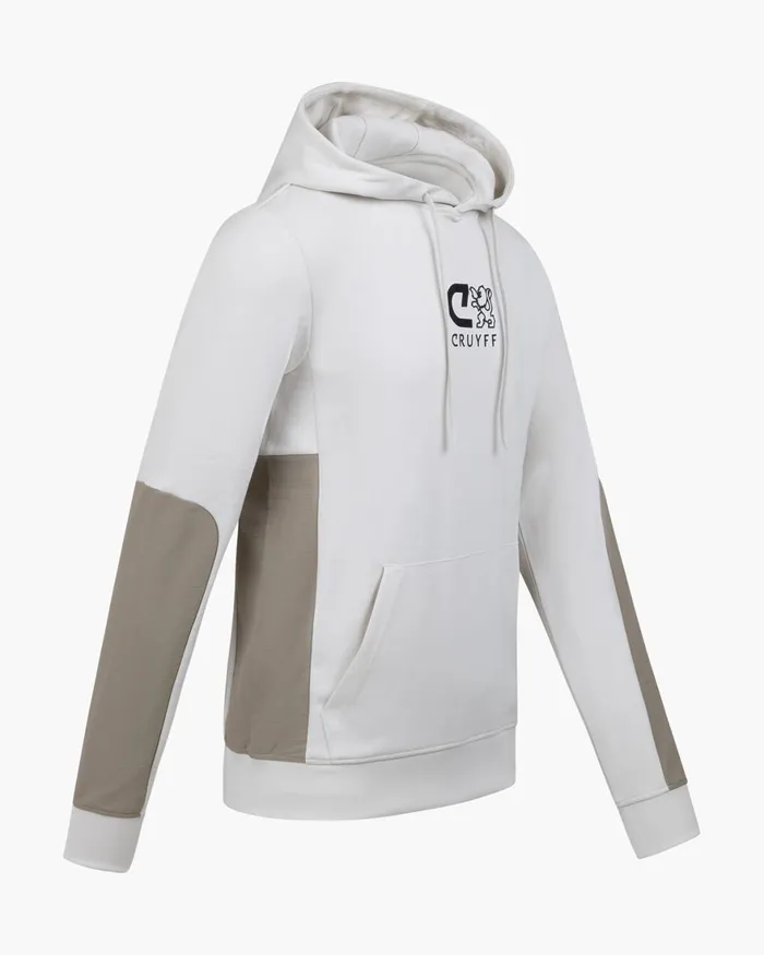 Cruyff Clion Outlined Graphic Hoodie Whitesilver Men Sweats and Hoodies Cruyff Clion Outlined Graphic Hoodie Whitesilver Men Sweats and Hoodies