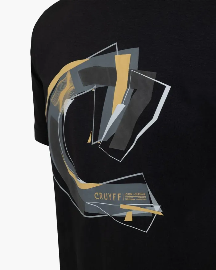 Cruyff CTee Blackgold Men TShirts and Polo039s