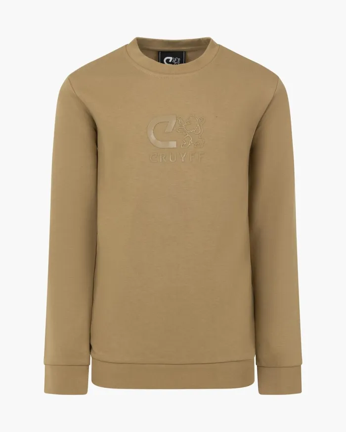 Cruyff Classic Crewneck Sand Junior Sweats and Hoodies