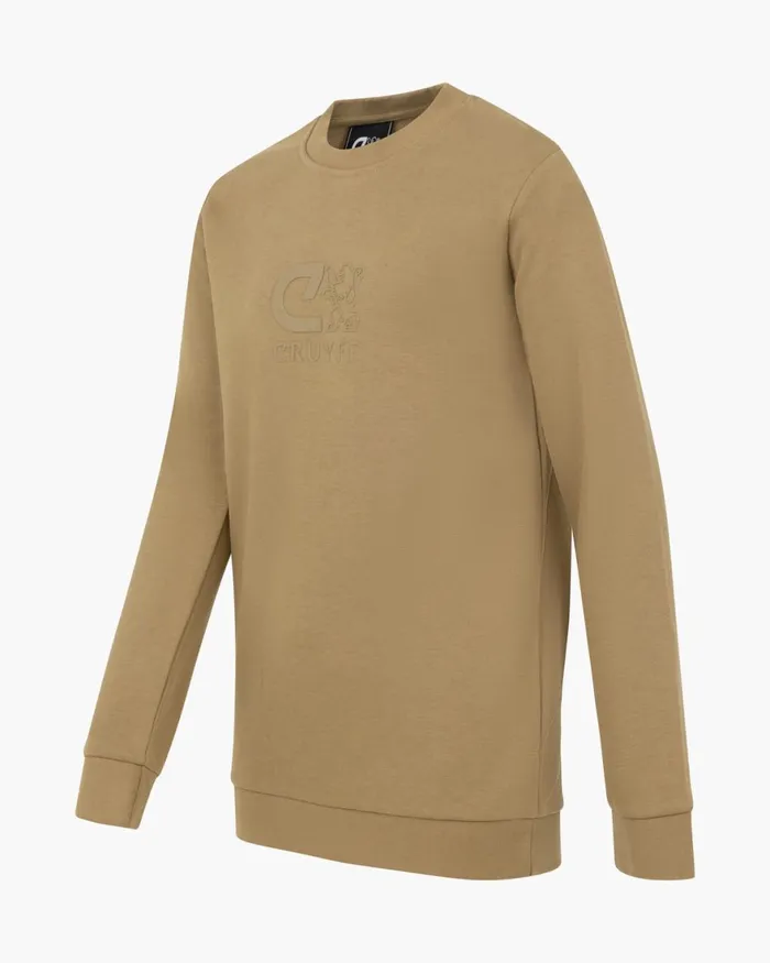 Cruyff Classic Crewneck Sand Junior Sweats and Hoodies Cruyff Classic Crewneck Sand Junior Sweats and Hoodies