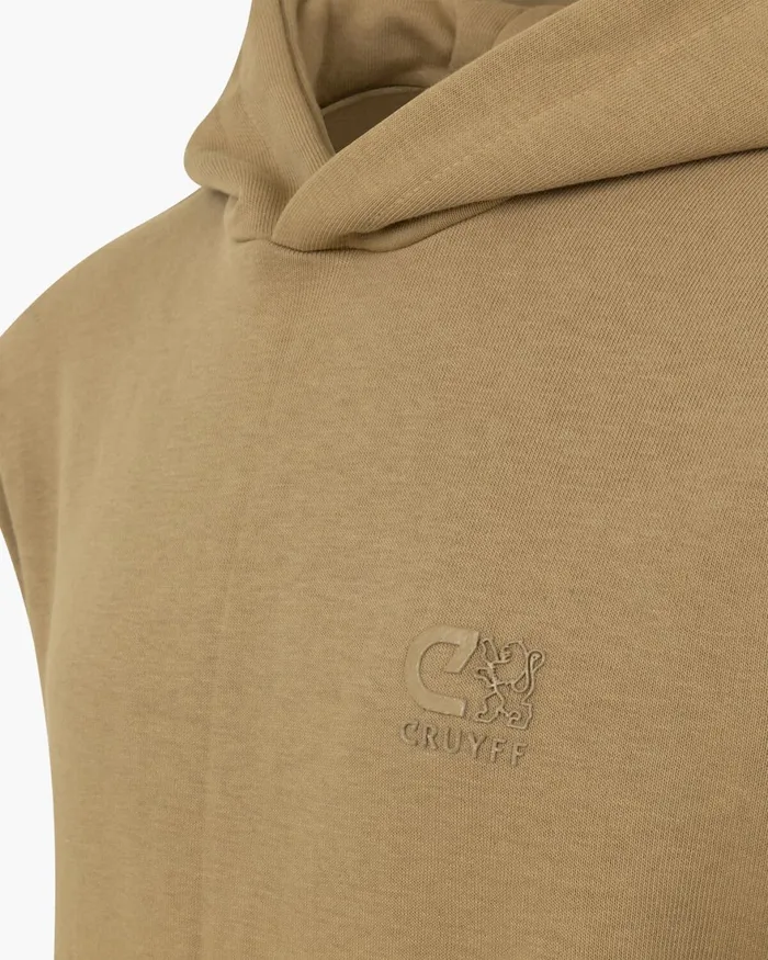 Cruyff Classic Hoodie Sand Junior Sweats and Hoodies Cruyff Classic Hoodie Sand Junior Sweats and Hoodies