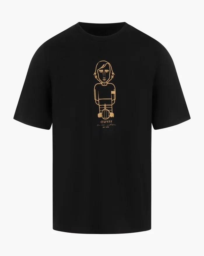 Cruyff Cruyff Avatar Tee Blackgold Men TShirts and Polo039s