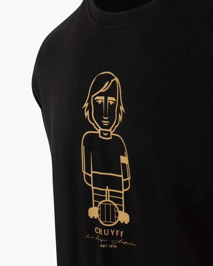 Cruyff Cruyff Avatar Tee Blackgold Men TShirts and Polo039s Cruyff Cruyff Avatar Tee Blackgold Men TShirts and Polo039s